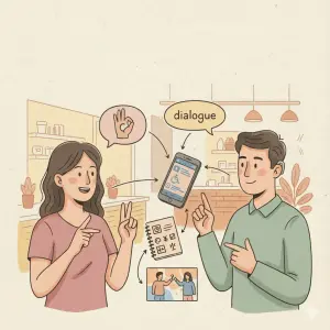 Stratégies de communication adaptées aux personnes sourdes